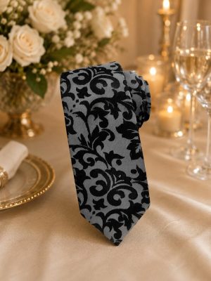 CINZA FLORAL JACQUARD