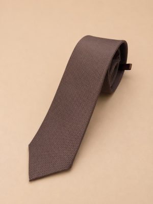 MARROM QUADRICULADO JACQUARD - Imagem 1