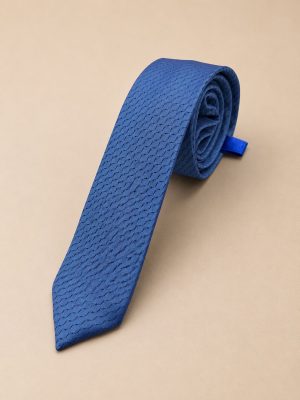 AZUL BLUE QUADRICULADA JACQUARD